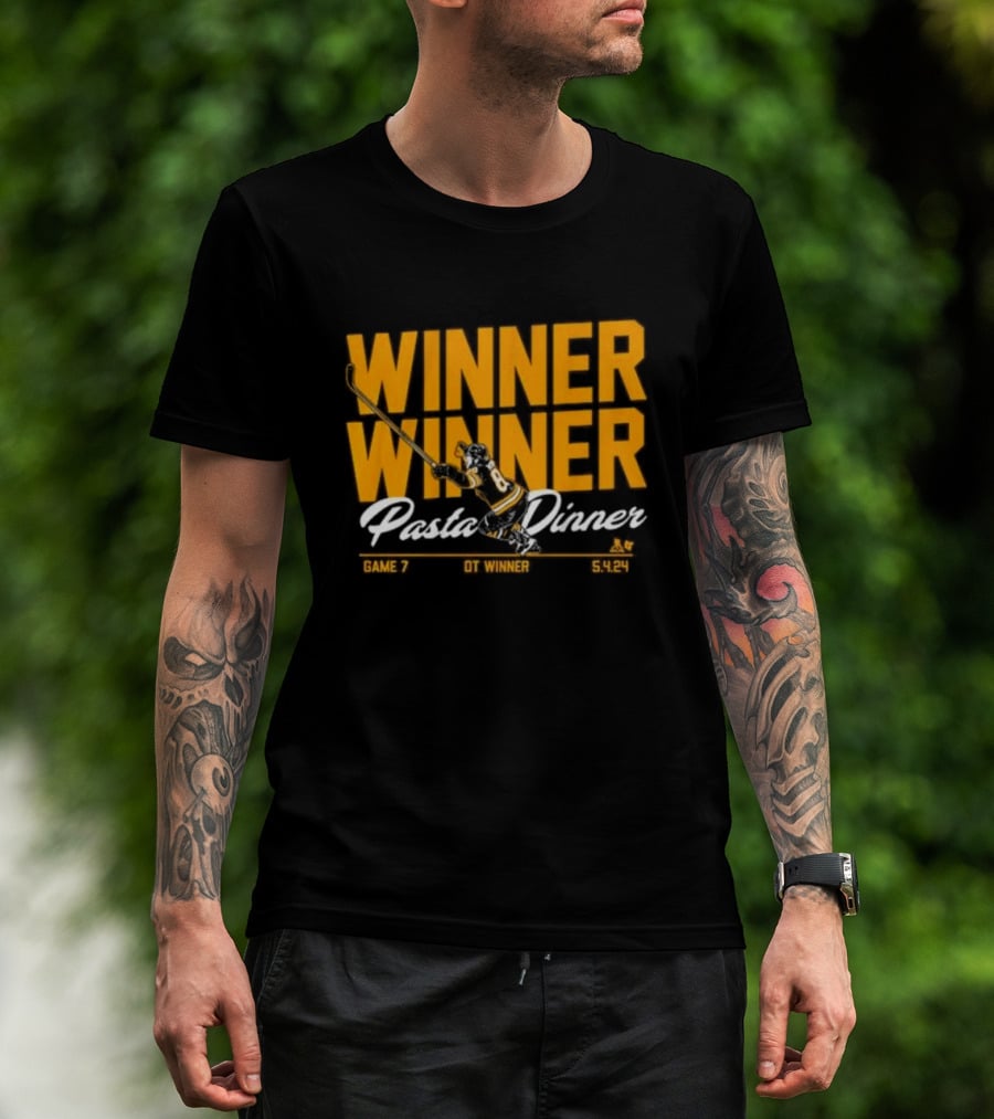 Winner Winner Pasta Dinner Game 7 OT Winner 5.4.24 T-Shirt