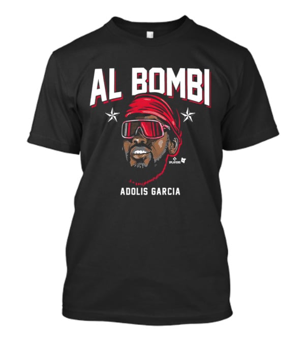 Adolis Garcia Al Bombi Players Shirt With Red Bandana And Sunglasses T-Shirt