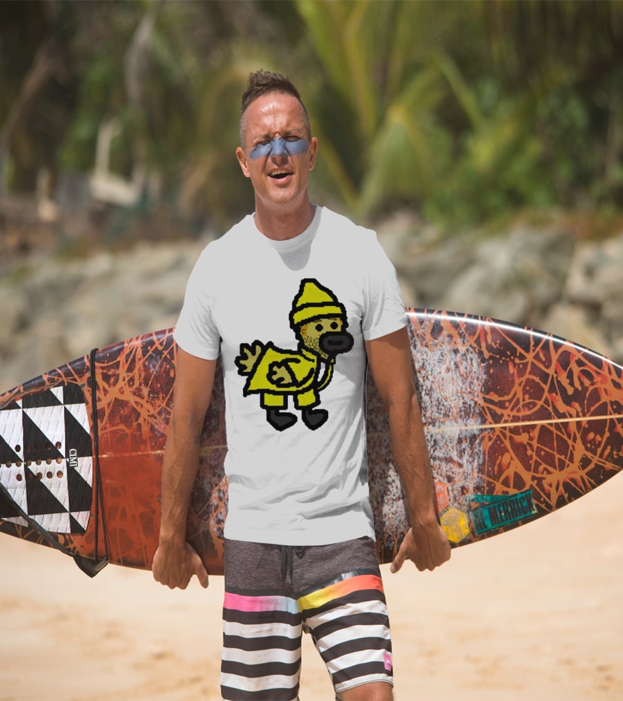 Fall Guy Gosling Bearded Yellow Raincoat Sprite T-Shirt