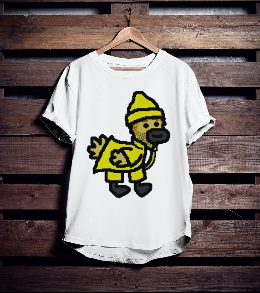 Fall Guy Gosling Bearded Yellow Raincoat Sprite T-Shirt