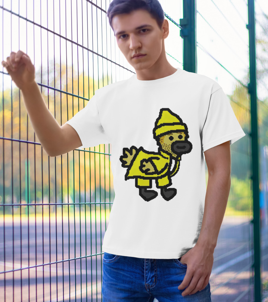 Fall Guy Gosling Bearded Yellow Raincoat Sprite T-Shirt