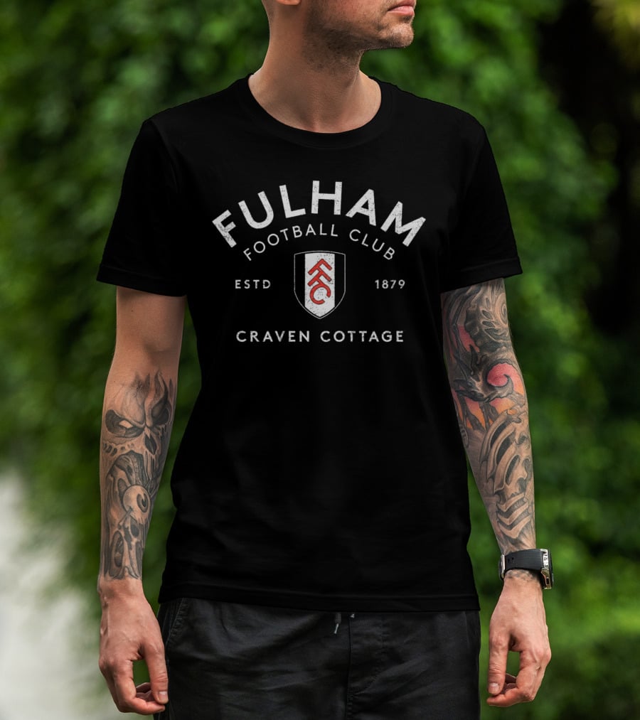 Fulham Football Club Estd 1879 Craven Cottage T-Shirt