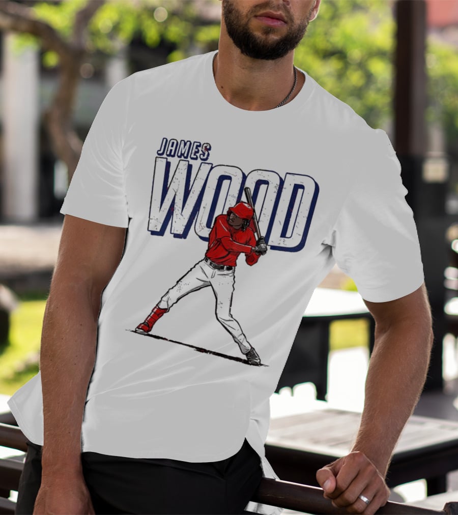 James Wood Washington Nationals Baseball Player T-Shirt