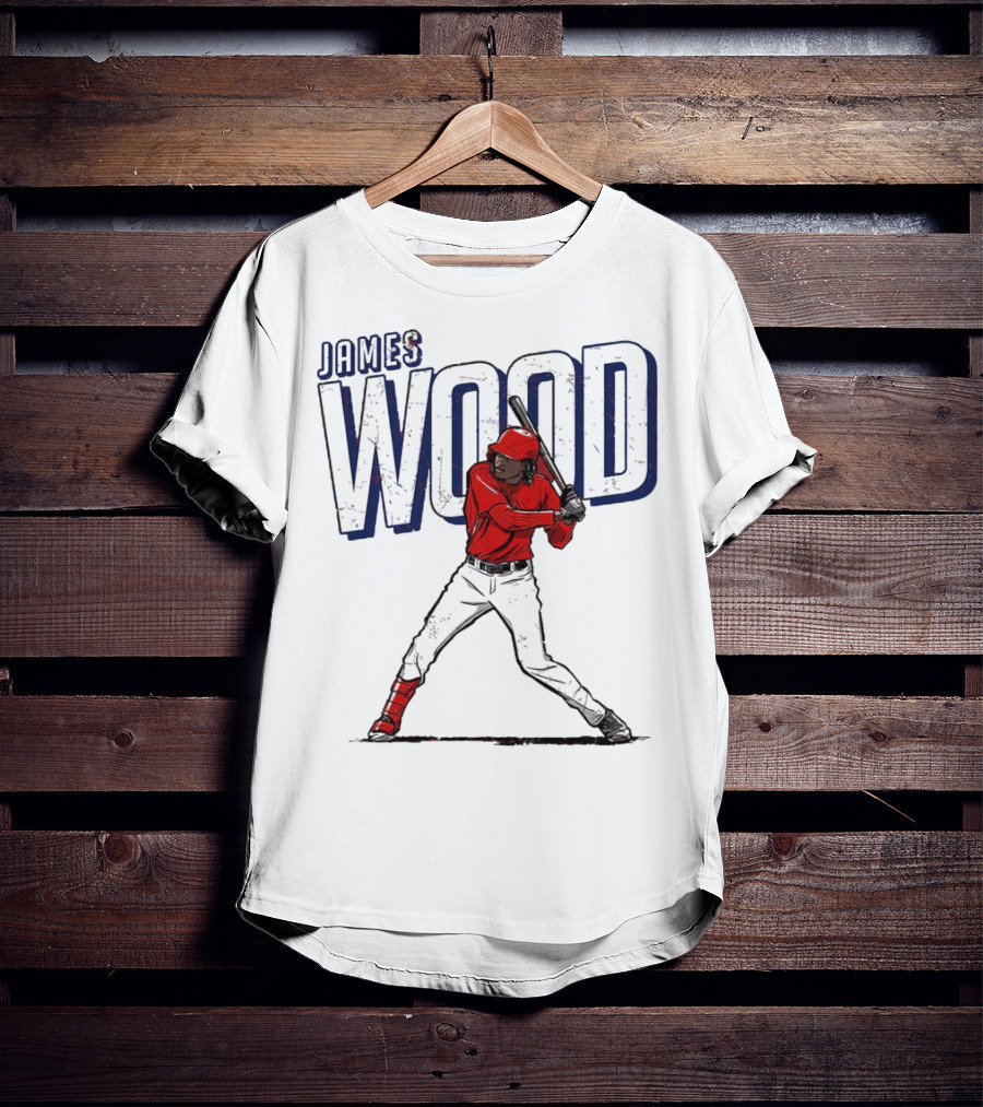 James Wood Washington Nationals Baseball Player T-Shirt