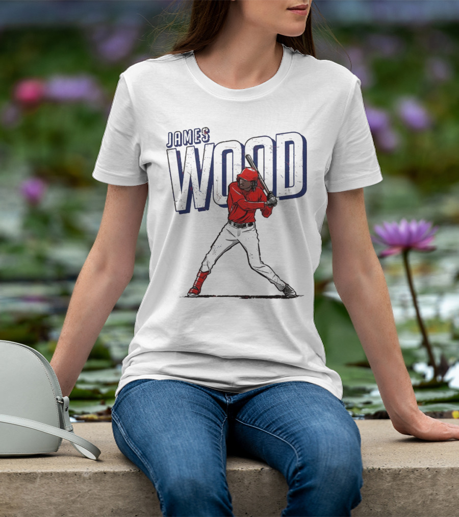 James Wood Washington Nationals Baseball Player T-Shirt