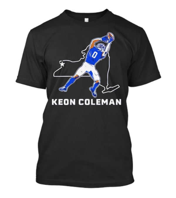 Keon Coleman Football Catch Buffalo State Star T-Shirt