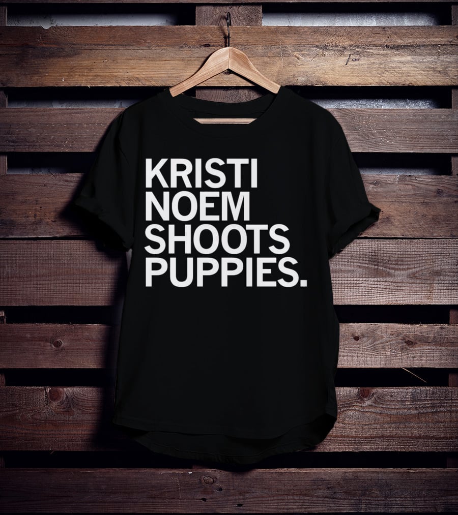 Kristi Noem Shoots Puppies Controversial T-Shirt