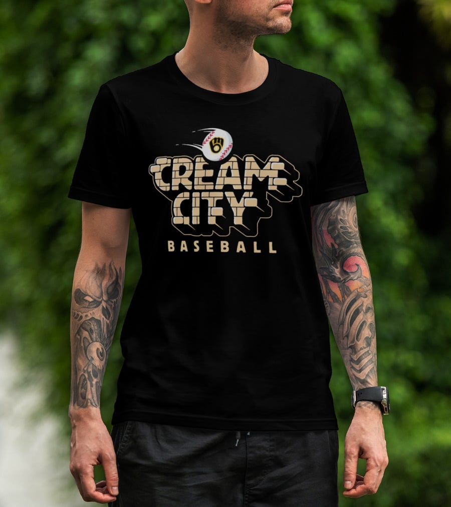 Milwaukee Brewers Cream City Baseball T-Shirt