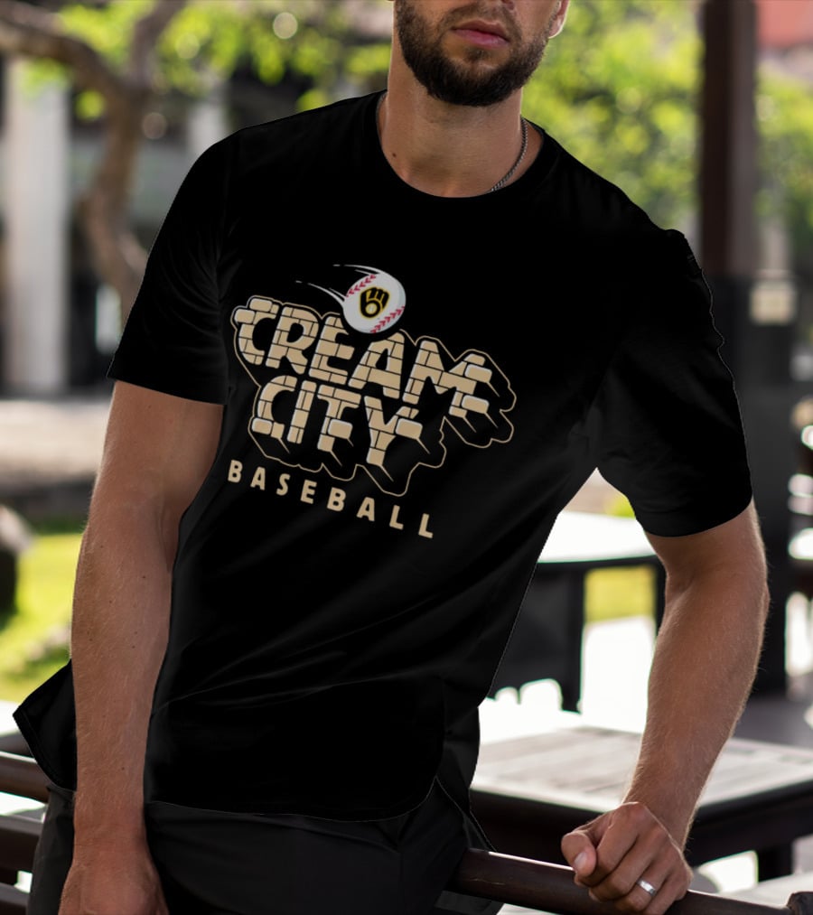 Milwaukee Brewers Cream City Baseball T-Shirt