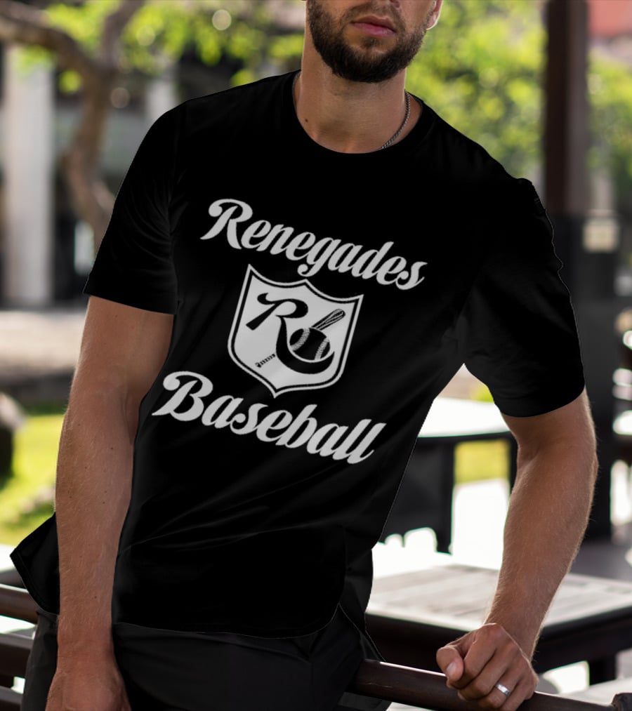 Renegades Baseball Steve Bartman Incident Shield T-Shirt