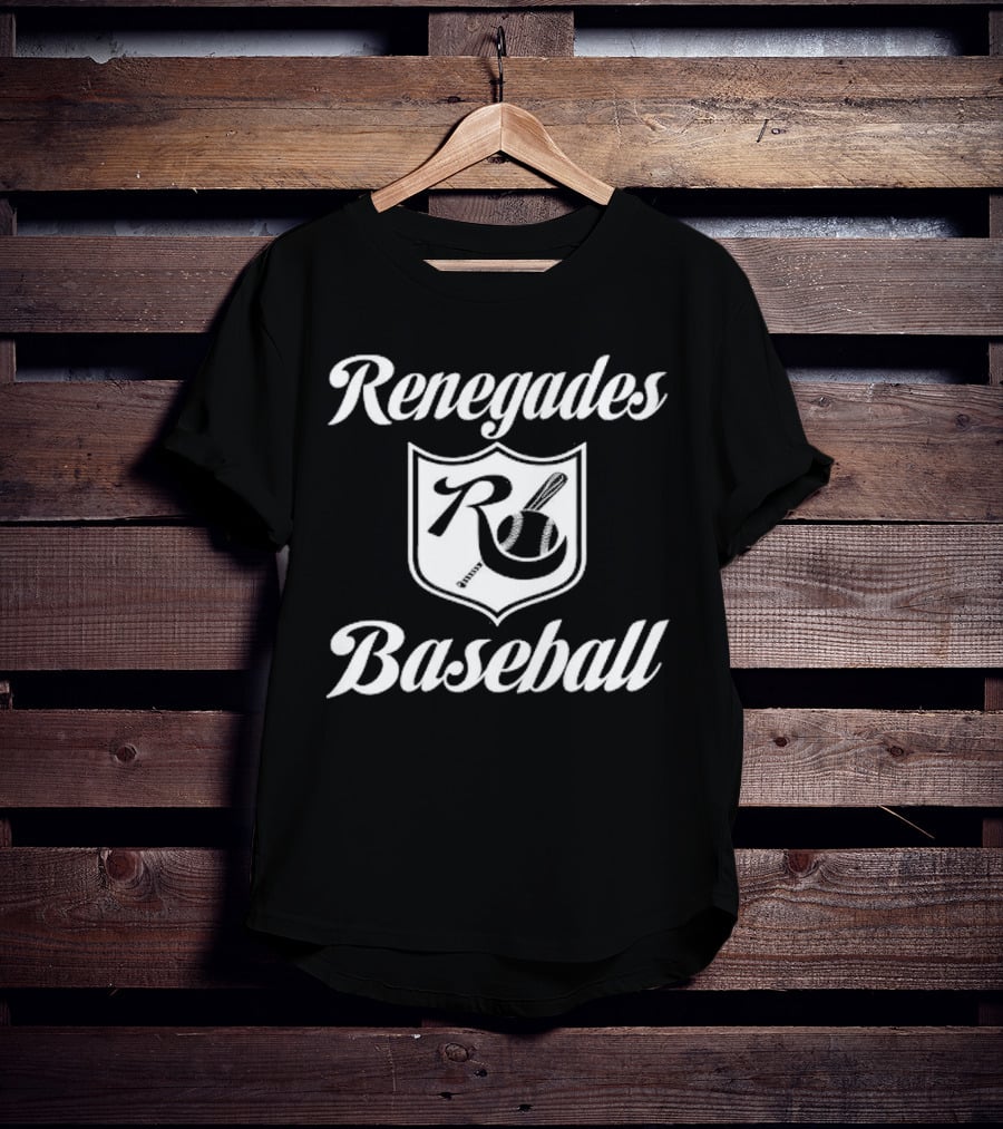 Renegades Baseball Steve Bartman Incident Shield T-Shirt
