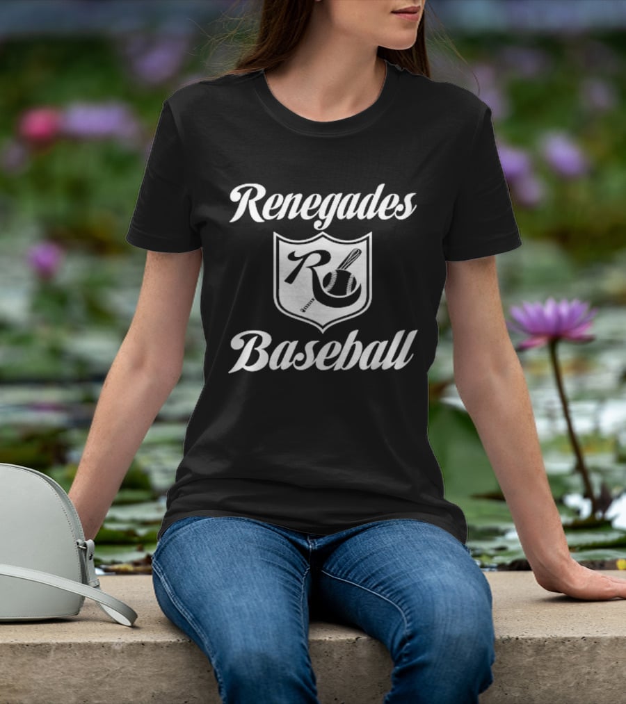 Renegades Baseball Steve Bartman Incident Shield T-Shirt