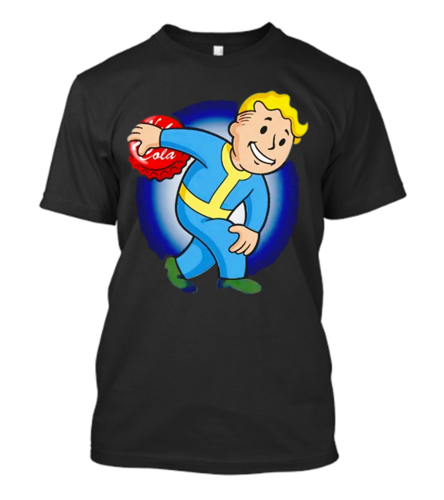 Vault Boy Nuka Cola Discobolus Pose T-Shirt