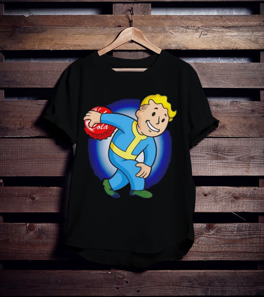 Vault Boy Nuka Cola Discobolus Pose T-Shirt