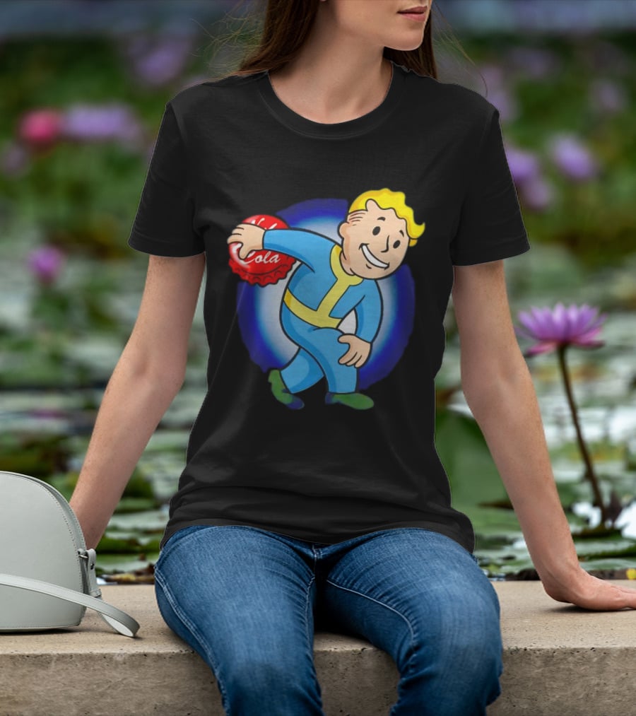 Vault Boy Nuka Cola Discobolus Pose T-Shirt