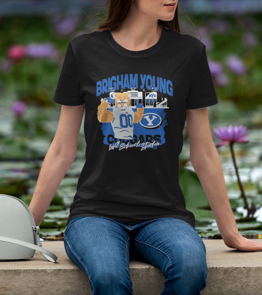 Brigham Young Cougars BYU Lavell Edwards Stadium T-Shirt