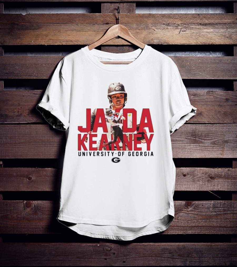 Jayda Kearney University Of Georgia Softball Player Collage T-Shirt