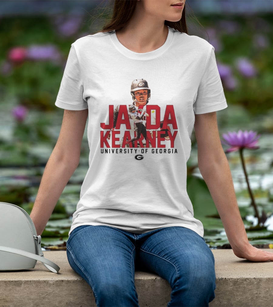 Jayda Kearney University Of Georgia Softball Player Collage T-Shirt