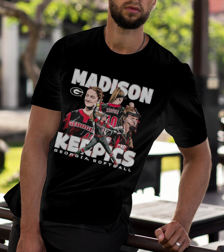 Madison Kerpics Georgia Softball NCAA Collage Player T-Shirt