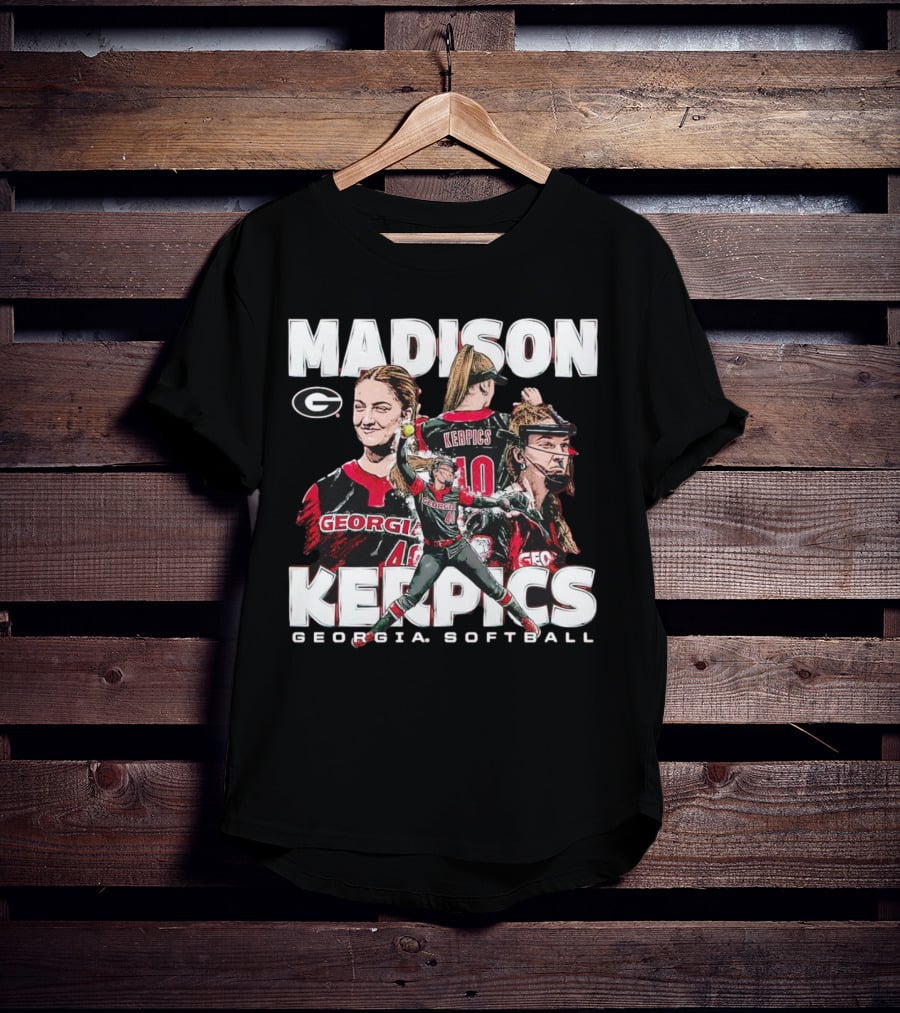 Madison Kerpics Georgia Softball NCAA Collage Player T-Shirt