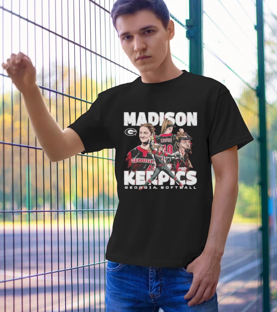 Madison Kerpics Georgia Softball NCAA Collage Player T-Shirt