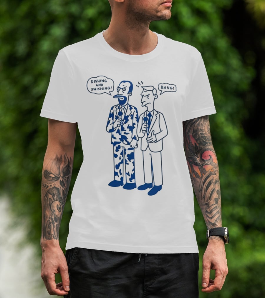 Dishing And Swishing Bang Speech Bubble Duo T-Shirt
