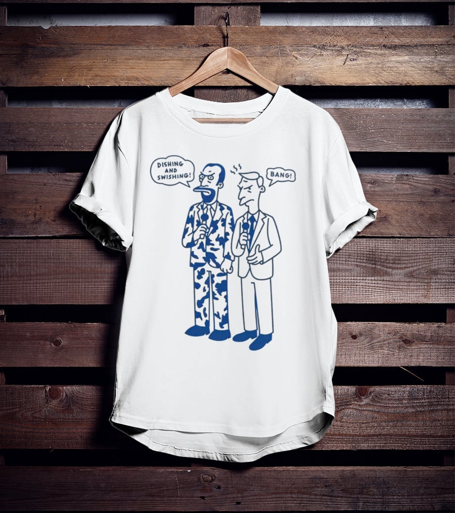 Dishing And Swishing Bang Speech Bubble Duo T-Shirt