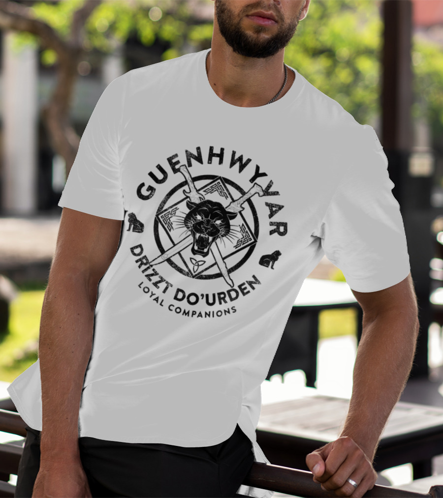 GUENHWYVAR DRIZZT DO'URDEN LOYAL COMPANIONS T-Shirt