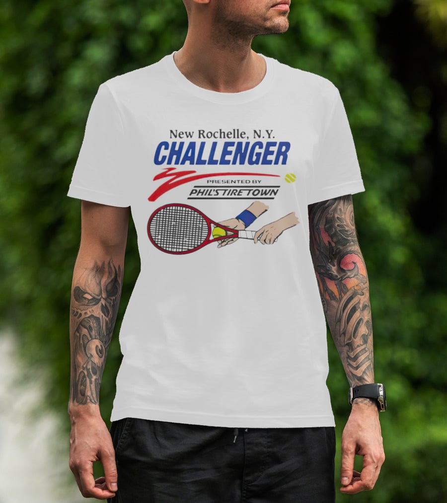 New Rochelle NY Challenger Tennis Tournament Presented By Philstiretown T-Shirt