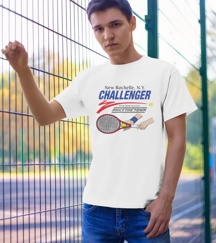 New Rochelle NY Challenger Tennis Tournament Presented By Philstiretown T-Shirt