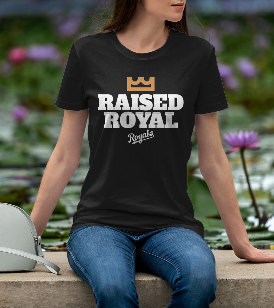 Raised Royal Kansas City Royals Baseball T-Shirt