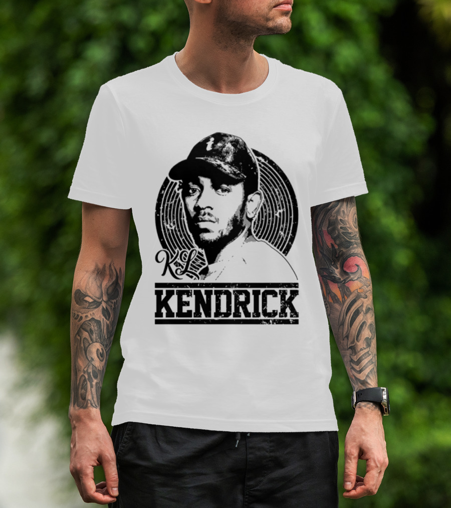 Kendrick Lamar KL Iconic Tribute Circular T-Shirt