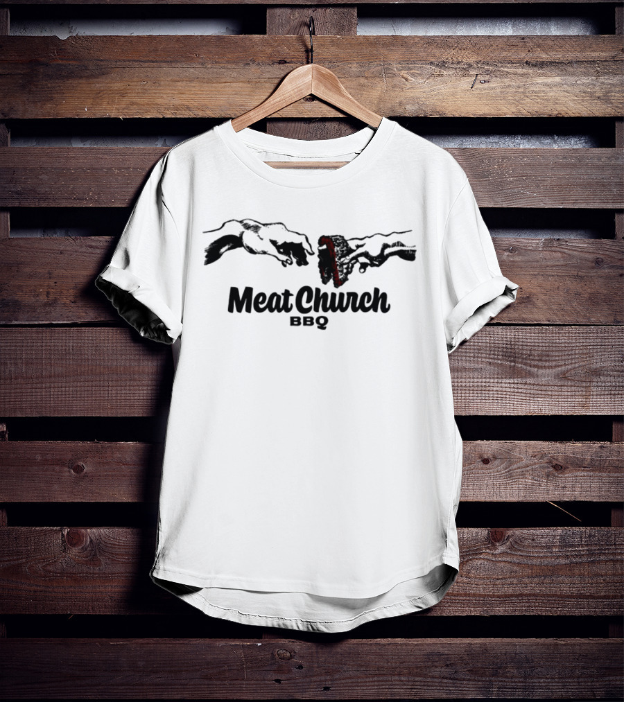 Meat Church BBQ Creation Hands Rib Iconic T-Shirt