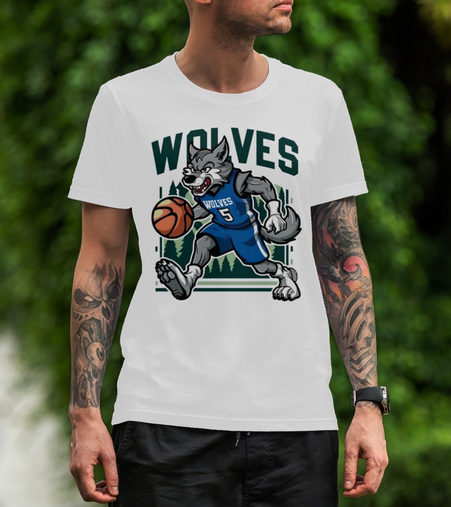 Wolves Basketball Vintage Minnesota Timberwolves T-Shirt