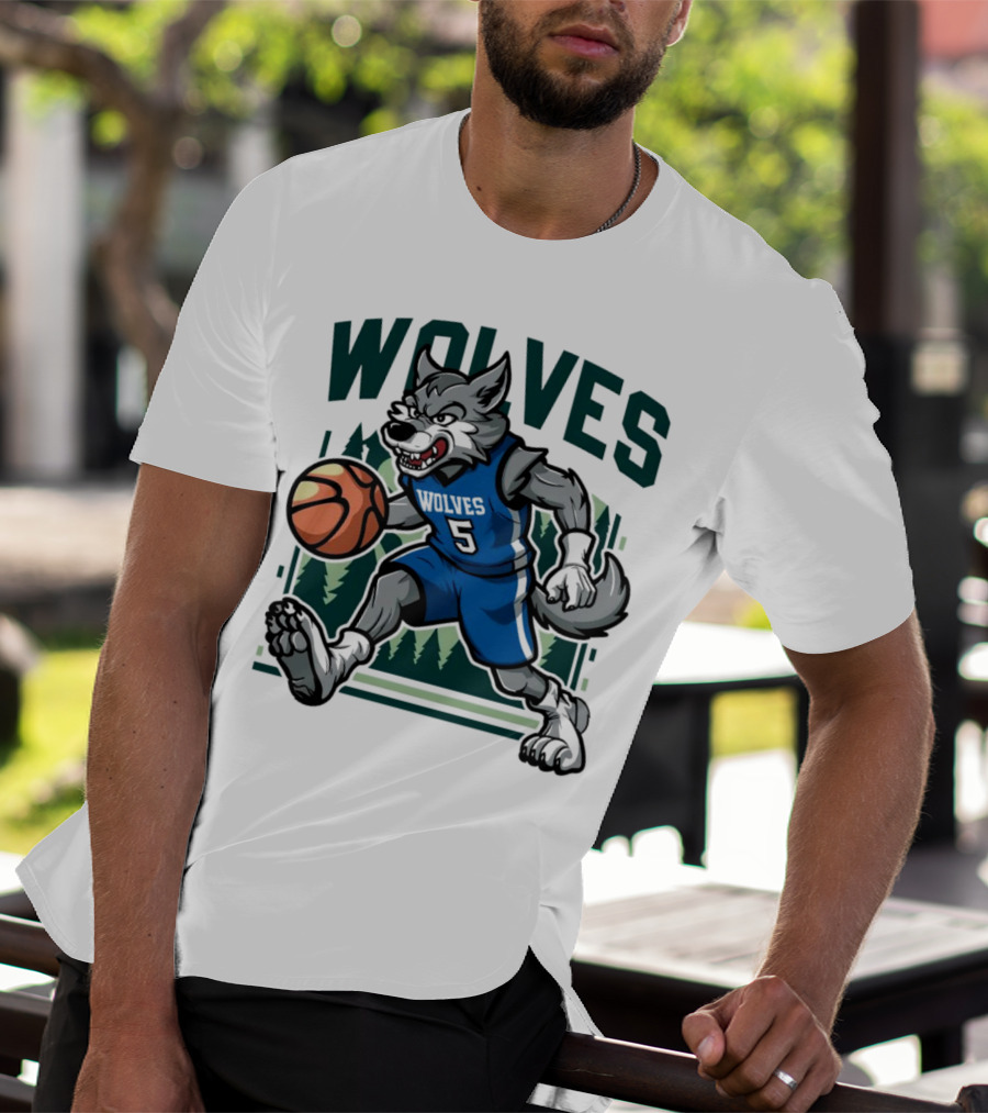 Wolves Basketball Vintage Minnesota Timberwolves T-Shirt