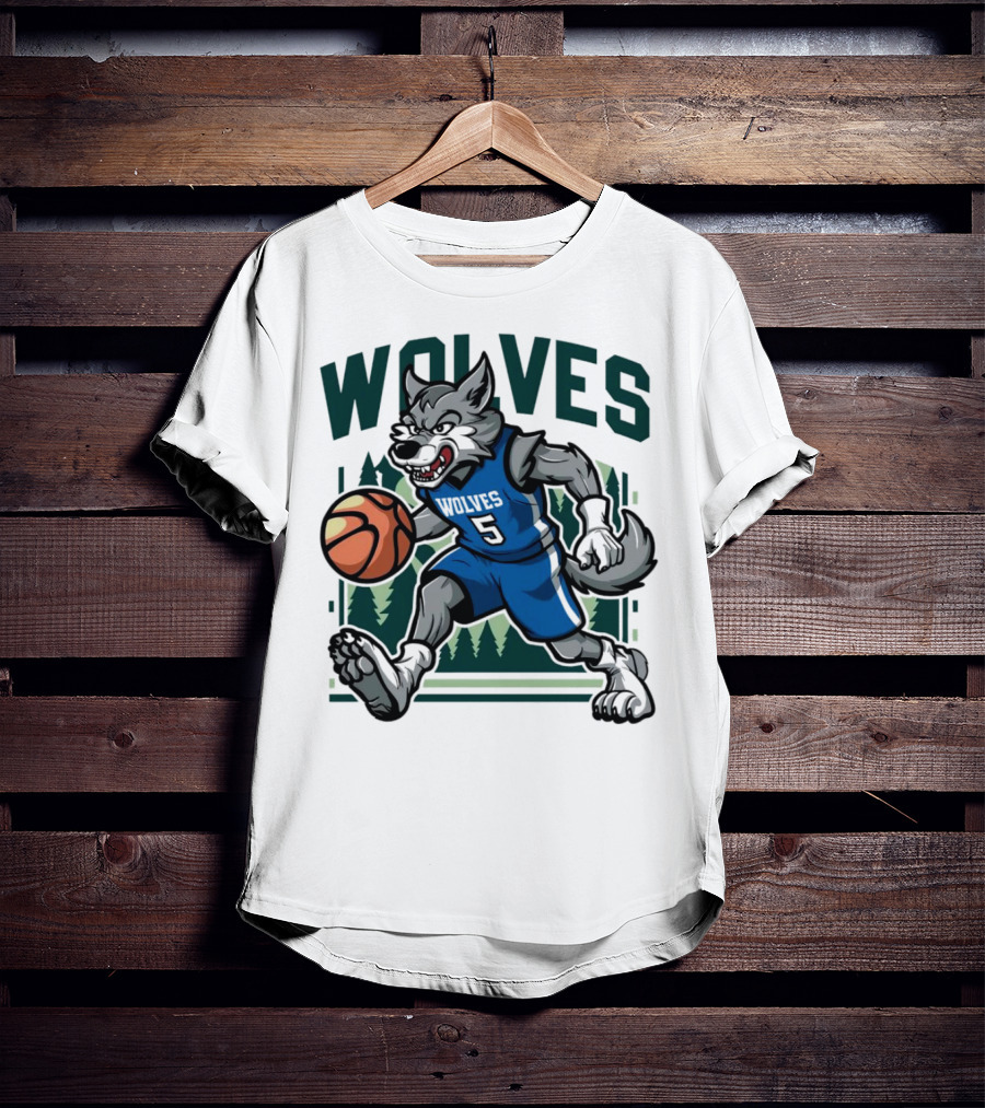 Wolves Basketball Vintage Minnesota Timberwolves T-Shirt