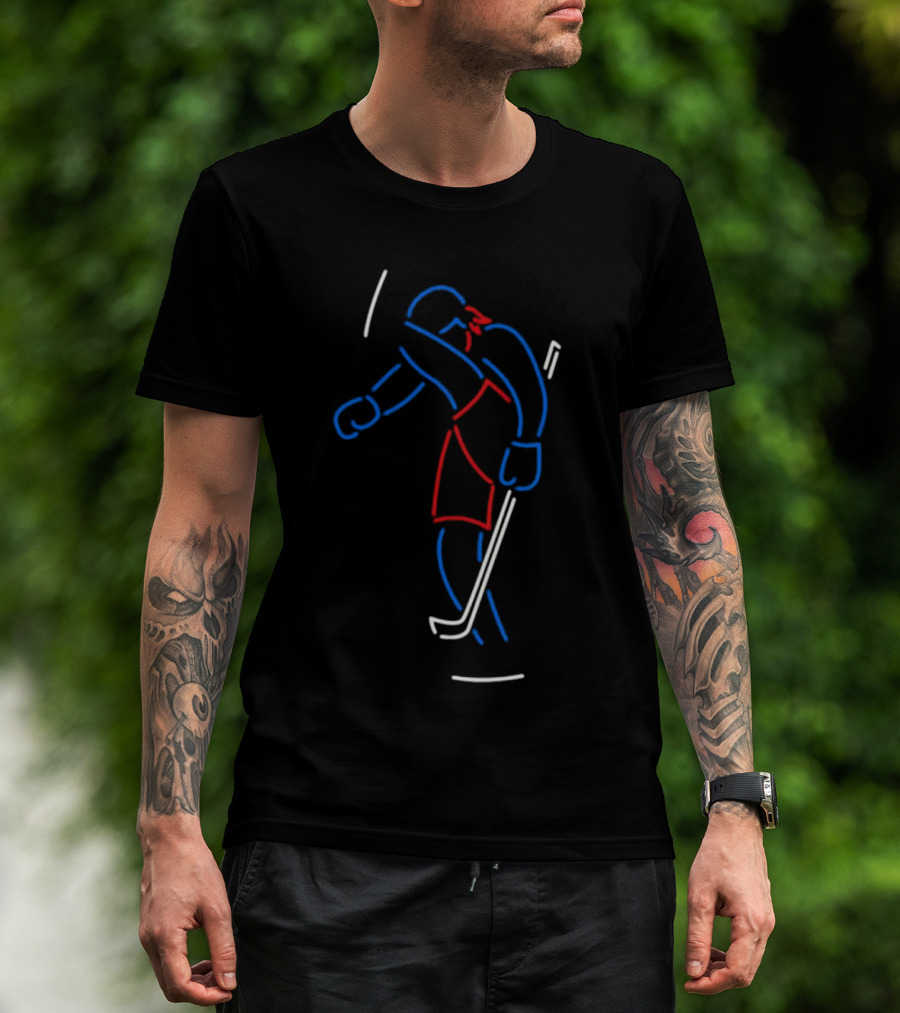 The Neon Bread Hockey Kick Man T-Shirt