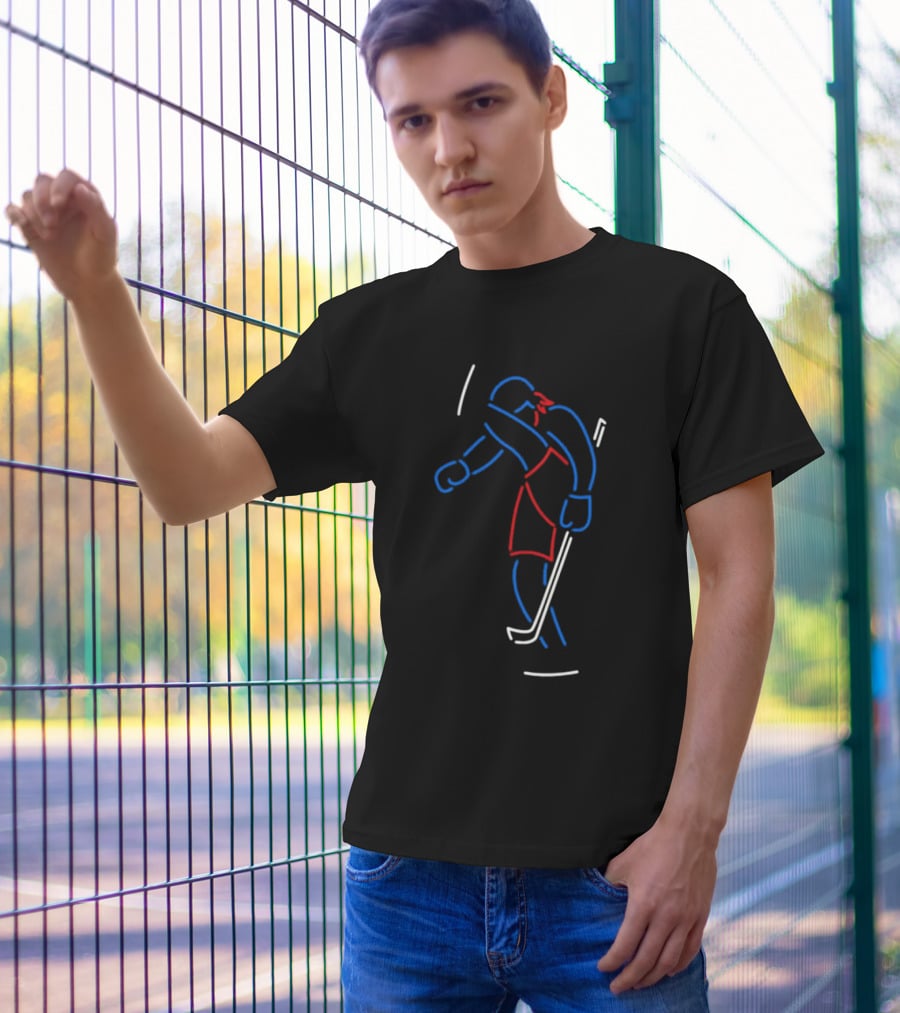 The Neon Bread Hockey Kick Man T-Shirt