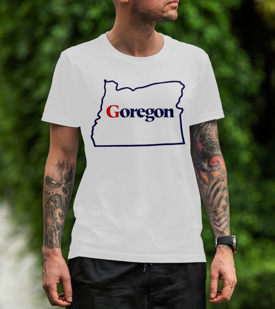 Goregon J. Miles Coleman Oregon State Outline T-Shirt