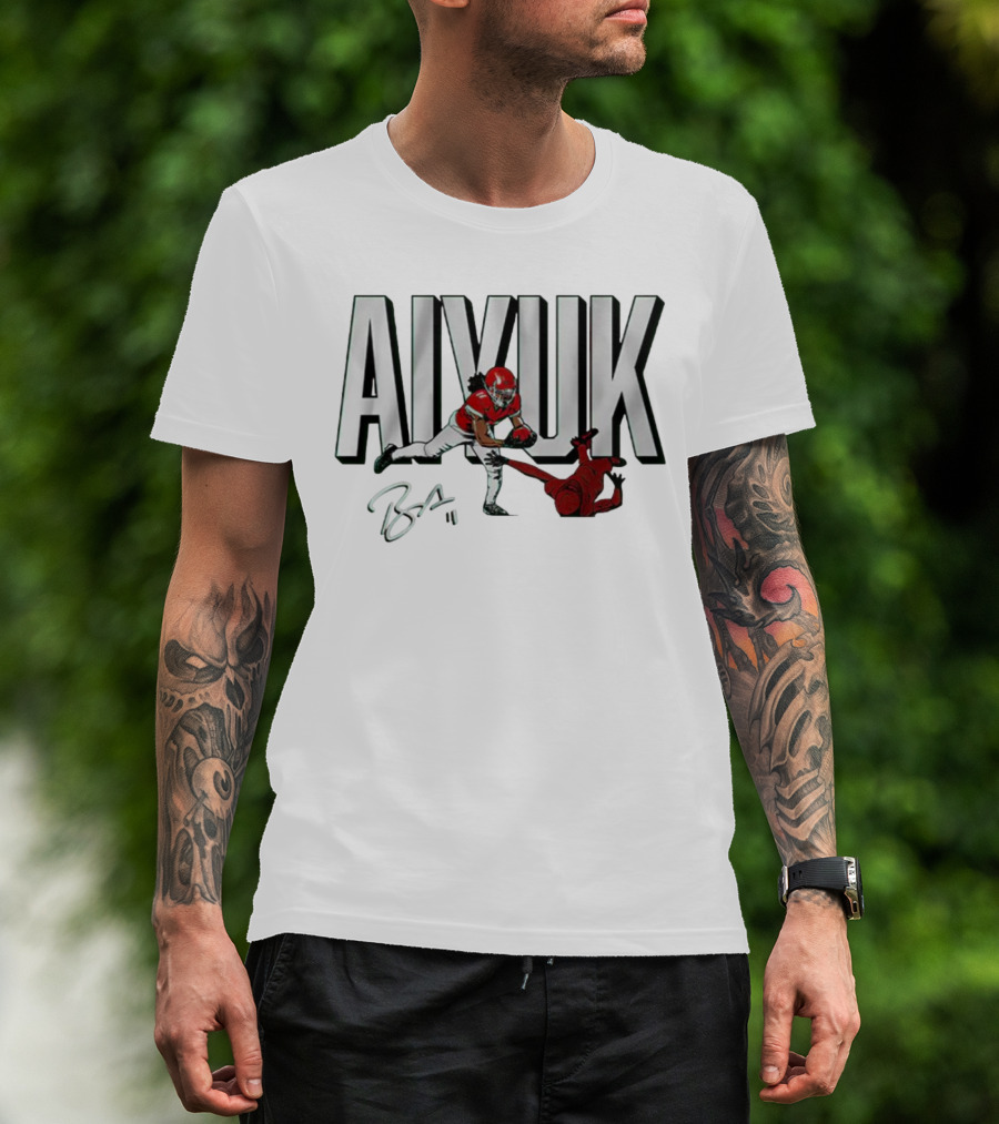 Brandon Aiyuk BA Iconic Football Moment T-Shirt