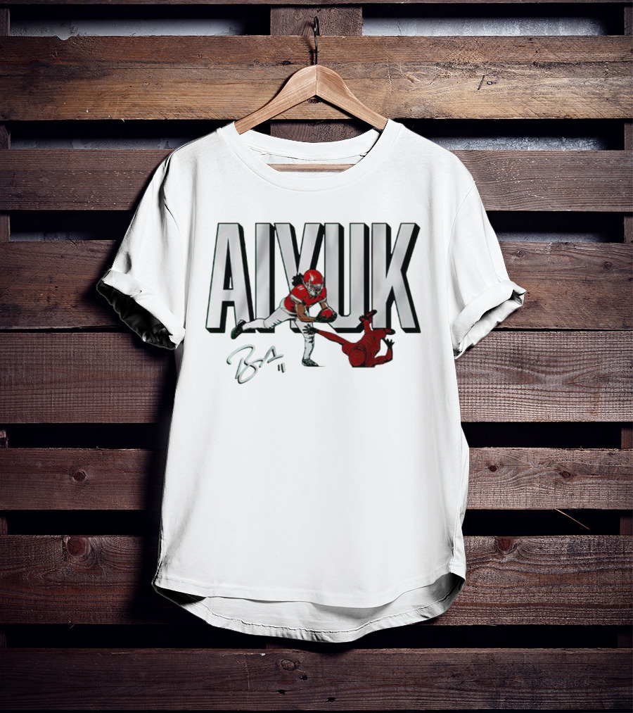 Brandon Aiyuk BA Iconic Football Moment T-Shirt