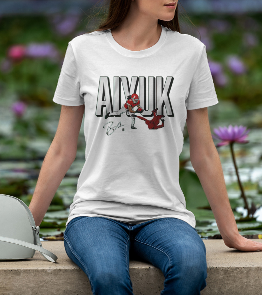 Brandon Aiyuk BA Iconic Football Moment T-Shirt