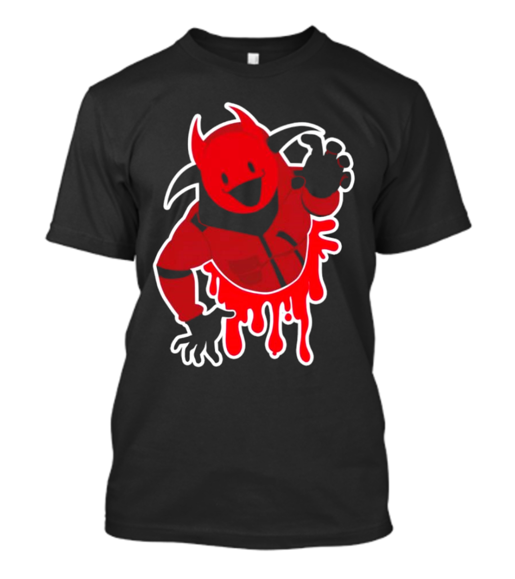 Reddsmess Get Over Here Fall Guy Devil Costume T-Shirt