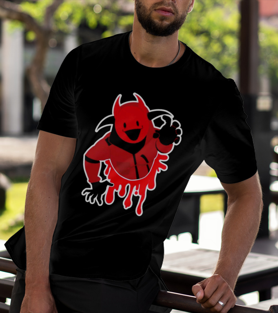 Reddsmess Get Over Here Fall Guy Devil Costume T-Shirt