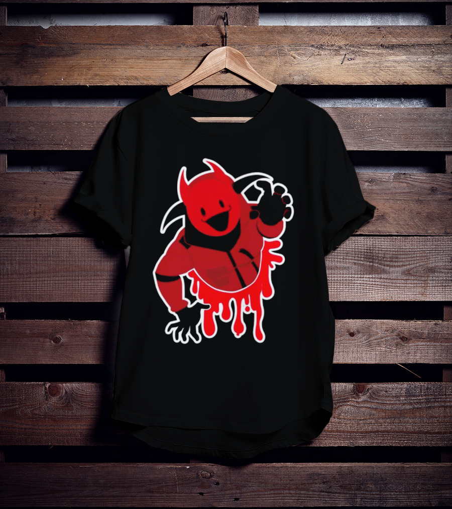 Reddsmess Get Over Here Fall Guy Devil Costume T-Shirt