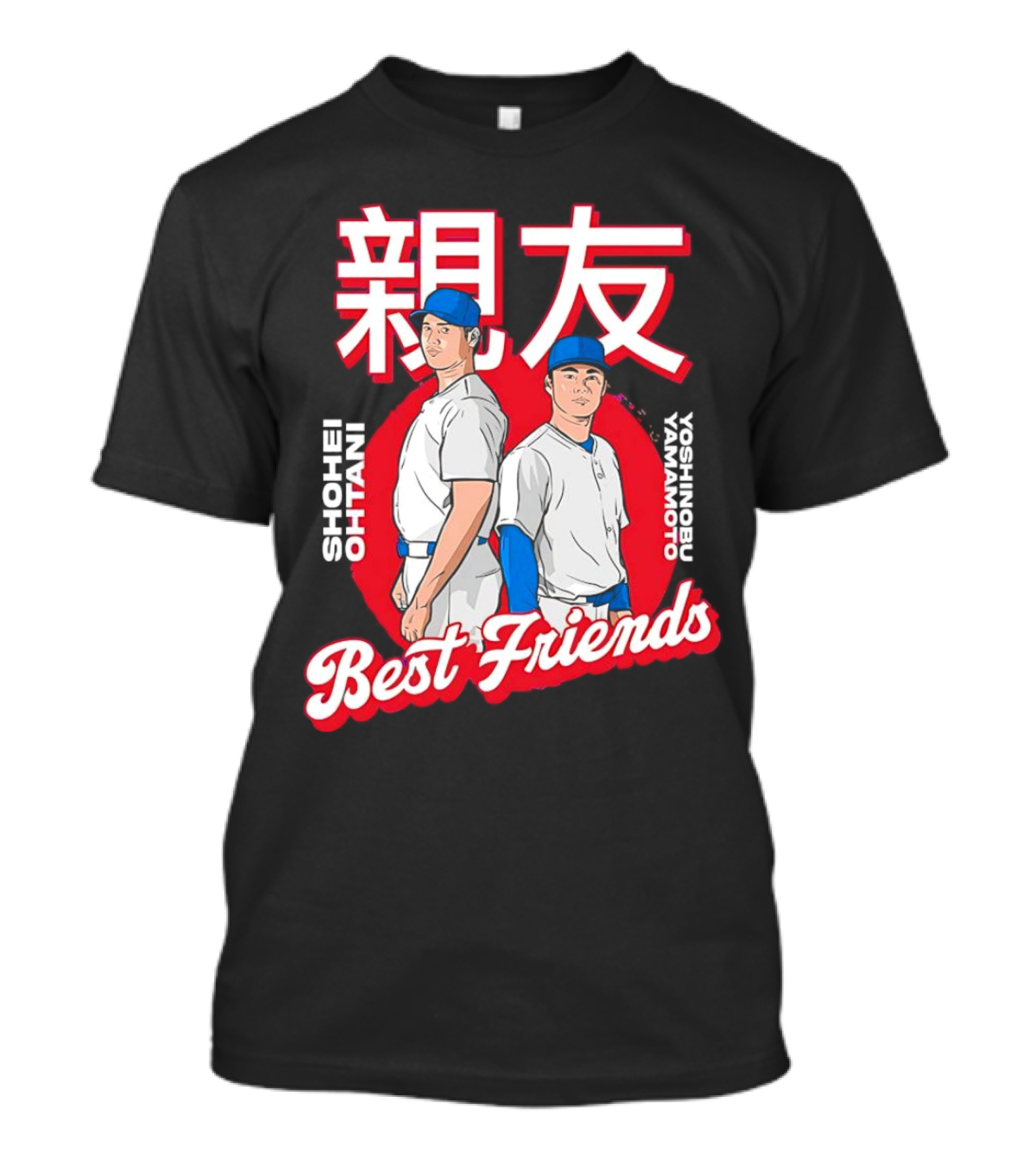 Shohei Ohtani Yoshinobu Yamamoto Best Friends Dodgers T-Shirt