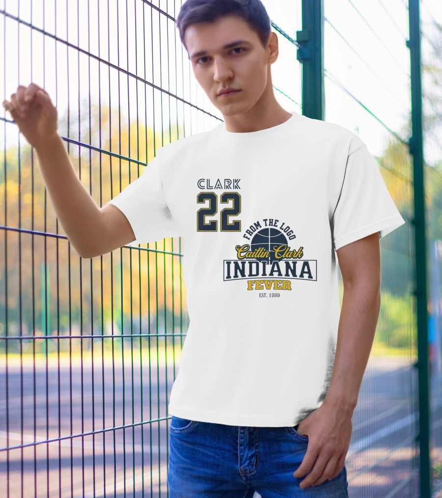 Clark 22 From The Logo Caitlin Clark Indiana Fever Est. 1999 Basketball T-Shirt
