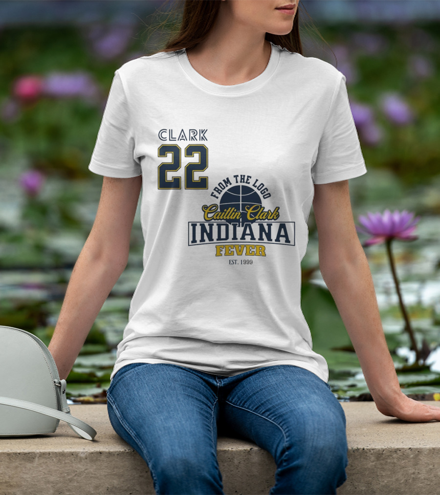 Clark 22 From The Logo Caitlin Clark Indiana Fever Est. 1999 Basketball T-Shirt