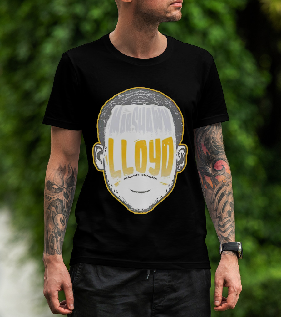 MarShawn Lloyd Face Illustration Football Packers Influence T-Shirt