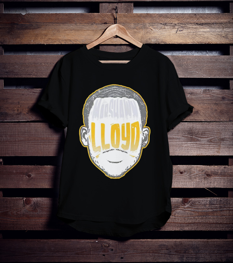 MarShawn Lloyd Face Illustration Football Packers Influence T-Shirt